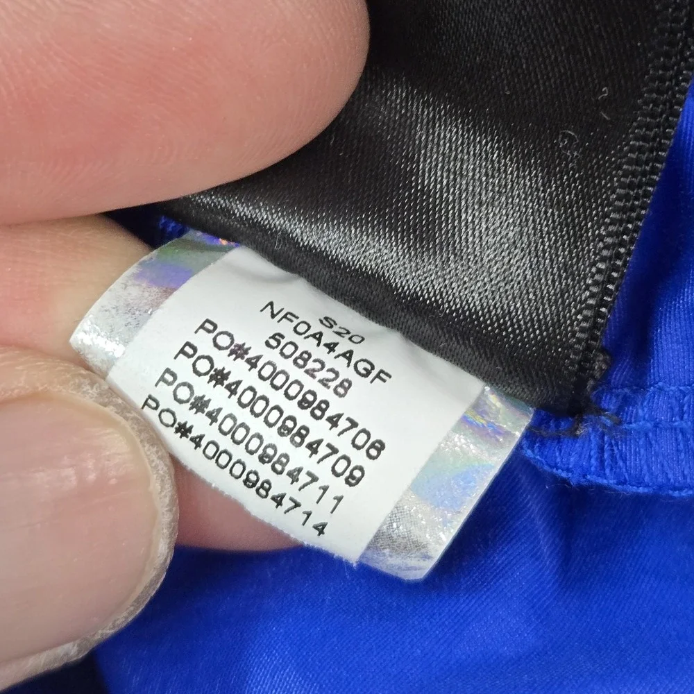 The North Face Men Jacket S Blue Nylon Polyester Colorblock‎ Windwall